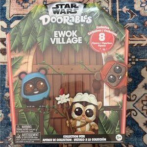 Star Wars Doorables Ewok Village Playset - 8 Exclusive Figures - NEW